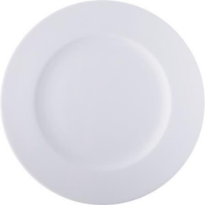 Mělký talíř "Economic", bílá, 24 cm, sada 6 ks