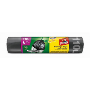 Pytle na odpadky "Magnum", zatahovací, 110 l, 8 ks, FINO