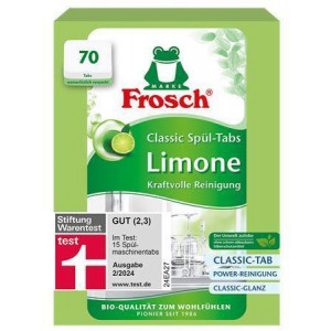 Tablety do myčky, limetka, 70 ks, FROSCH FR-5869-6