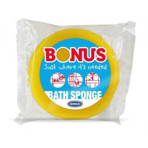 Koupelová houba, různé barvy, kulatá, BONUS B354