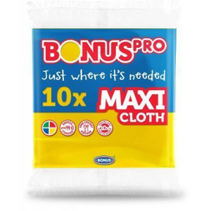 Univerzální utěrky "Professional Maxi", žlutá, 10 ks, BONUS B297