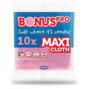 Univerzální utěrky "Professional Maxi", růžová, 10 ks, BONUS B273