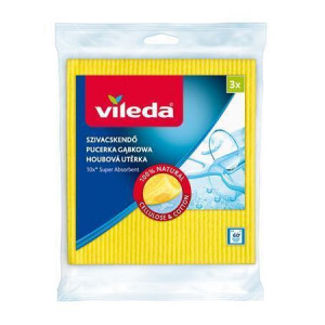 Houbový hadřík, 3 ks, VILEDA