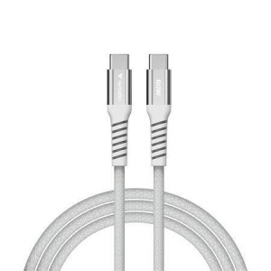 USB kabel, šedá, USB-C / USB-C, 1,2 m, 60W, magnetický, VERBATIM 31850