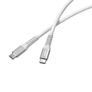 USB kabel, šedá, USB-C / USB-C, 1,2 m, 100W, magnetický, VERBATIM 31854