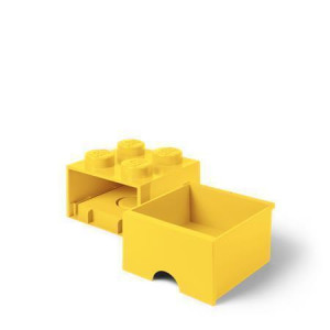 Úložný box se zásuvkou "Brick", žlutá, LEGO 40051732