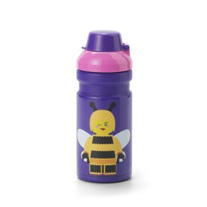 Láhev "Bee", fialovo-růžová, 390 ml, LEGO 40560802