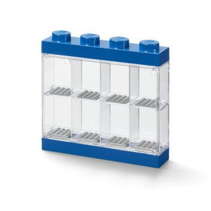 Vitrína pro 8 minifigurek, modrá, LEGO 40650005