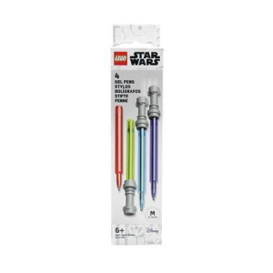 Gelové pero "Star Wars", 4 různé barvy, 0,7 mm, světelný meč, sada, LEGO 52875A
