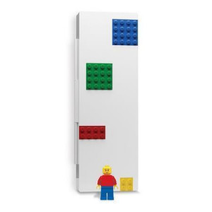 Penál, s barevnými destičkami a minifigurkou, plast, LEGO 52884