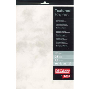 Papír, textura šedý mramor, A4, 95 g, APLI
