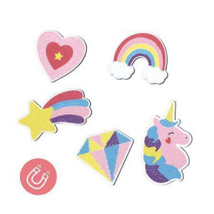 Kreativní sada na výrobu magnetů "Craft Kit", diamantové malování, APLI Kids 20571