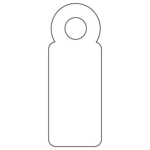 Cenové etikety, bílá, 7 x 19mm, APLI