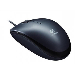 Myš "M100", černá, drátová, optická, LOGITECH