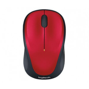 Myš "M235", červená, bezdrátová, optická, USB, střední velikost, LOGITECH