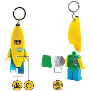 Klíčenka s LED osvětlením "Banana Guy", LEGO LGL-KE118