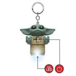 Klíčenka s LED osvětlením "Star Wars The Mandolarian - Grogu", LEGO LGL-KE179AH