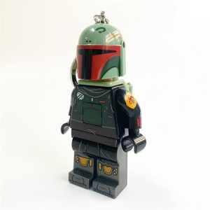 Klíčenka s LED osvětlením "Star Wars Boba Fett", LEGO LGL-KE188H