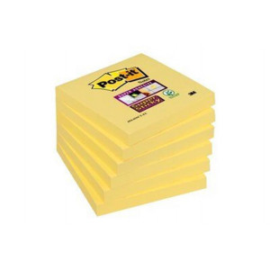 Samolepicí bloček "Super Sticky", žlutá, 76 x 76 mm, 1x 90 listů, 3M POSTIT 7100263706