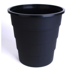 Odpadkový koš, černá, 15 l, VICTORIA