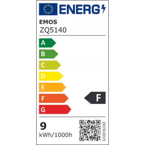 LED žárovka EMOS Lighting E27, 220-240V, 8.5W, 806lm, 2700k, teplá bílá, 30000h, Classic A60 102X60X60mm