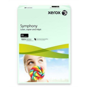 Xerografický papír "Symphony", světle zelená, A4, 160 g, 250 listů, XEROX 003R93226