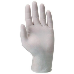 Ochranné rukavice, jednorázové, latexové, velikost M/8-as, pudrované, 5808B M