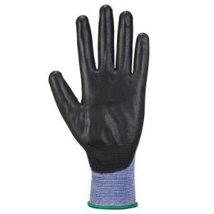 Ochranné rukavice "Senti-Flex", modrá, nylon, dlaň potažená PU, velikost XL