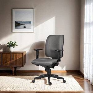 Powerton ERGO HANA Kancelářské ergonomické křeslo, Šedé
