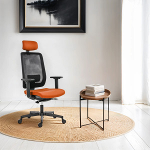 Powerton ERGO LUCIE Kancelářské ergonomické křeslo, Oranžové