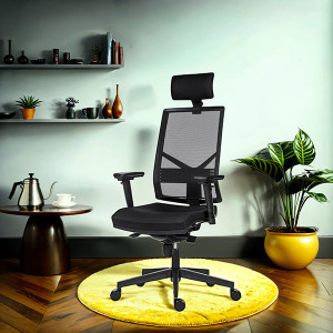 Powerton ERGO MARIE Kancelářské ergonomické křeslo, Černé