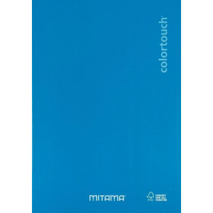 Sešit "Color Touch", A5, linkovaný, 40+2 listů, cyan, MITAMA 62002-90223