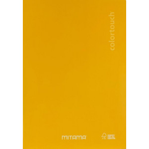 Sešit "Color Touch", A5, čtverečkovaný, 40+2 listů, žlutá, MITAMA 62003-90230