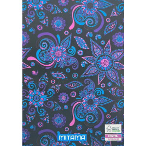 Sešit "Fantasy colours", A4+, čtverečkovaný, 52+2 listů, Mandala, MITAMA 62164-90047