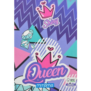 Sešit "Fantasy colours", A4+, čtverečkovaný, 52+2 listů, Queen, MITAMA 62164-90048