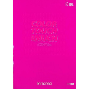 Sešit "Color Touch", A4+, čtverečkovaný, 52+2 listů, růžová, MITAMA 62173-90134