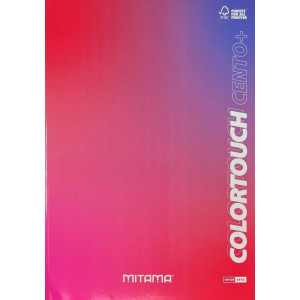 Sešit "Color Touch", A4+, linkovaný s okraji, 52+2 listů, růžová-modrá, MITAMA 62176-90144