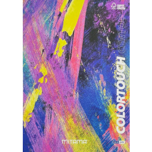 Sešit "Color Touch", A4+, linkovaný s okraji, 52+2 listů, modrá-žlutá, MITAMA 62176-90152