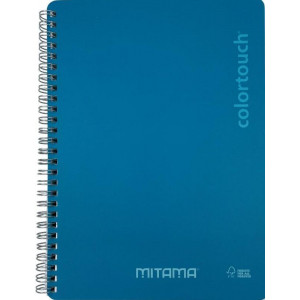Spirálový sešit "i-Note", 18,5x24, čistý, 90 listů, cyan, MITAMA 62278-90212