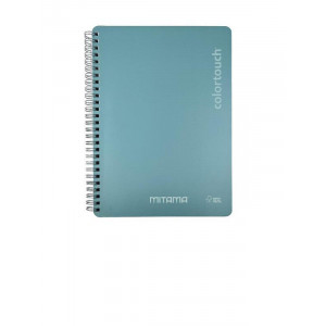 Spirálový sešit "i-Note", 18,5x24, čistý, 90 listů, tyrkysová, MITAMA 62278-90213