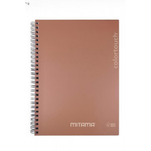 Spirálový sešit "i-Note", 18,5x24, linkovaný, 90 listů, lososová, MITAMA 62283-90201