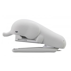 Sešívačka "HD-10NX", slon, No.10-1M, 20 listů, silikon/kov, MAX HD91742