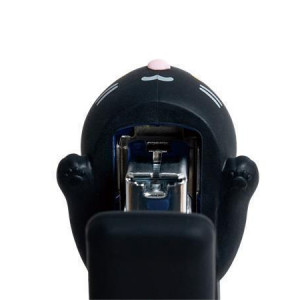Sešívačka "HD-10NX", černá kočka, No.10-1M, 20 listů, silikon/kov, MAX ZH90234