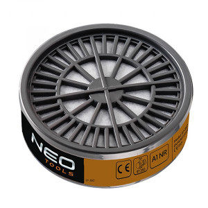 Filtr k ochranné masce A1P2 R z polyesteru, 97-363, 12l, chrana proti organickým plynům a parám ( 65 C), Neo Tools