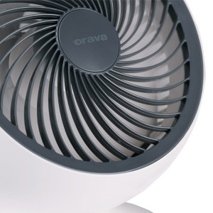 Orava mini stolní USB ventilátor, bílý
