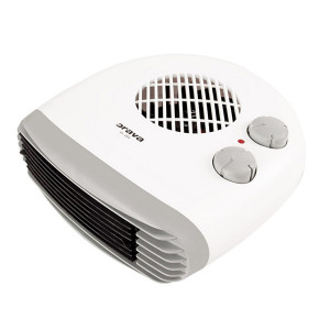 Orava Moderní horkovzdušný ventilátor, bílý
