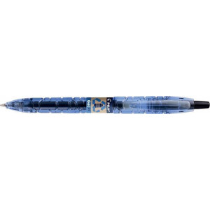 Gelové pero "B2P", černá, 0,32mm, stiskací mechanismus, PILOT