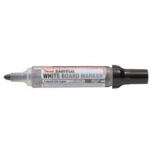 Popisovač na bílou tabuli "Easyflo", černá, 6 mm, kuželový hrot, PENTEL MW50M-A