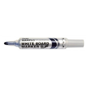Popisovač na bílou tabuli "Maxiflo MWL5M", modrá, 2,5 mm, kuželový hrot, PENTEL