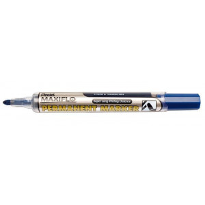 Permanentní popisovač "Maxiflo NFL50", modrá, 1,5 mm, kuželový hrot, PENTEL NLF50-CO